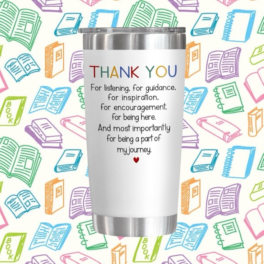 BOUTIQUE “Thank You” Stainless Steel Tumbler - 20 oz.